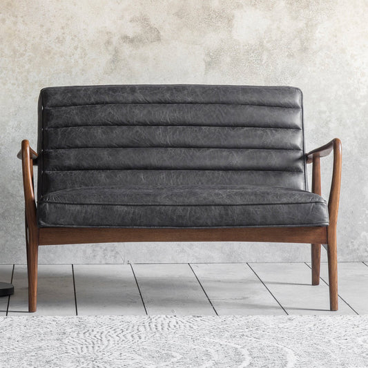 Datsun 2 Seater Sofa - Antique Ebony - hdesign - 2 Seater Sofas