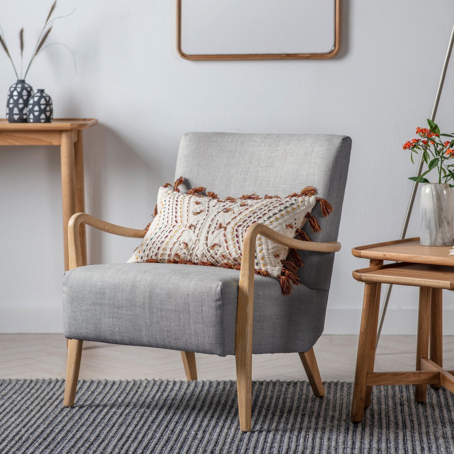 EM Chedworth Charcoal Armchair - hdesign - Armchairs