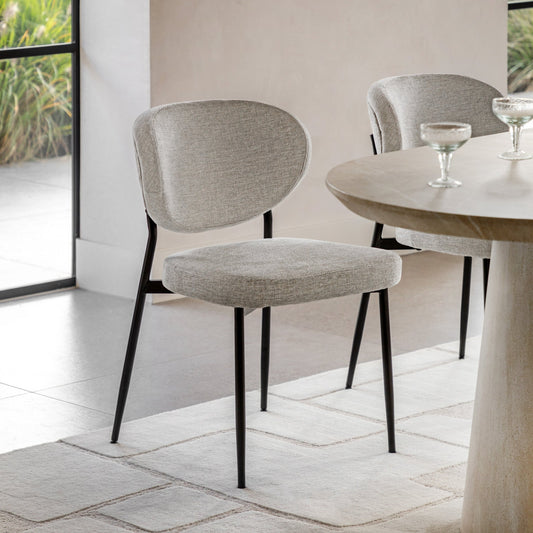 EM Oppo Dining Chair - Natural (2pk) (Copy) - hdesign - Dining Chairs