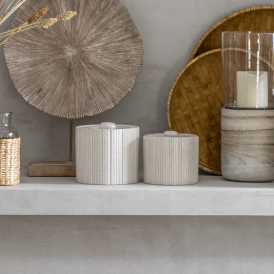 Estrid Jar - White - Medium - hdesign - Jars