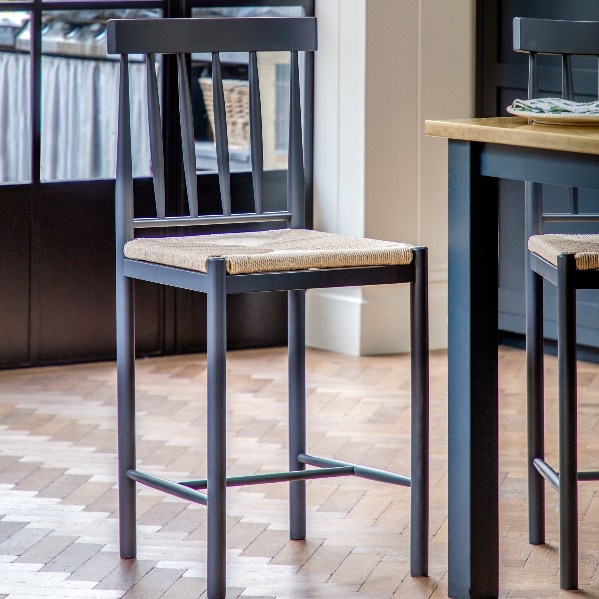 Eton Bar Stool - Meteor (2pk) - hdesign - Stools