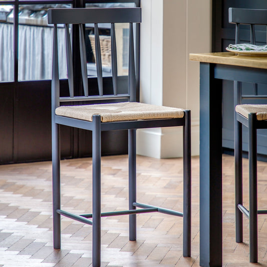 Eton Bar Stool - Meteor (2pk) - hdesign - Stools