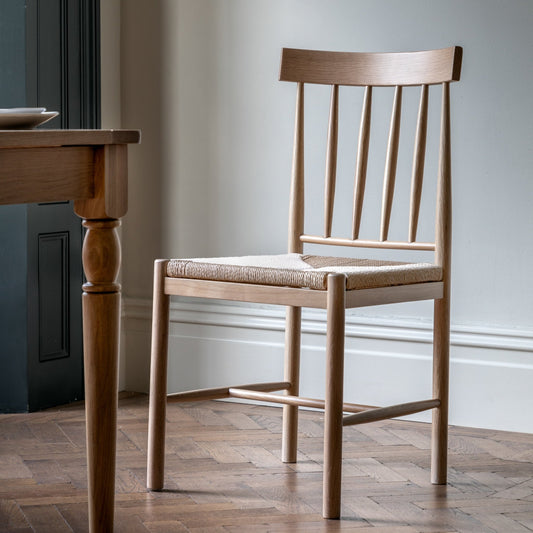Eton Dining Chair - Natural (2pk) - hdesign - Dining Chairs