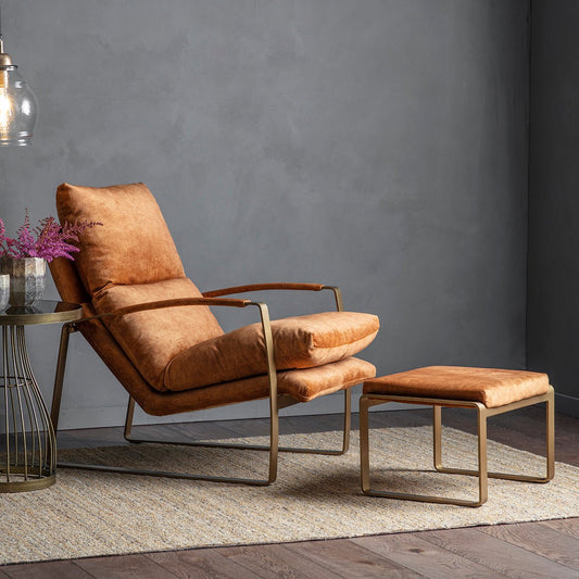 Fabien Footstool - Ochre - hdesign - Footstools