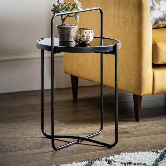 Fawley Side Table - Black - hdesign - Side Tables