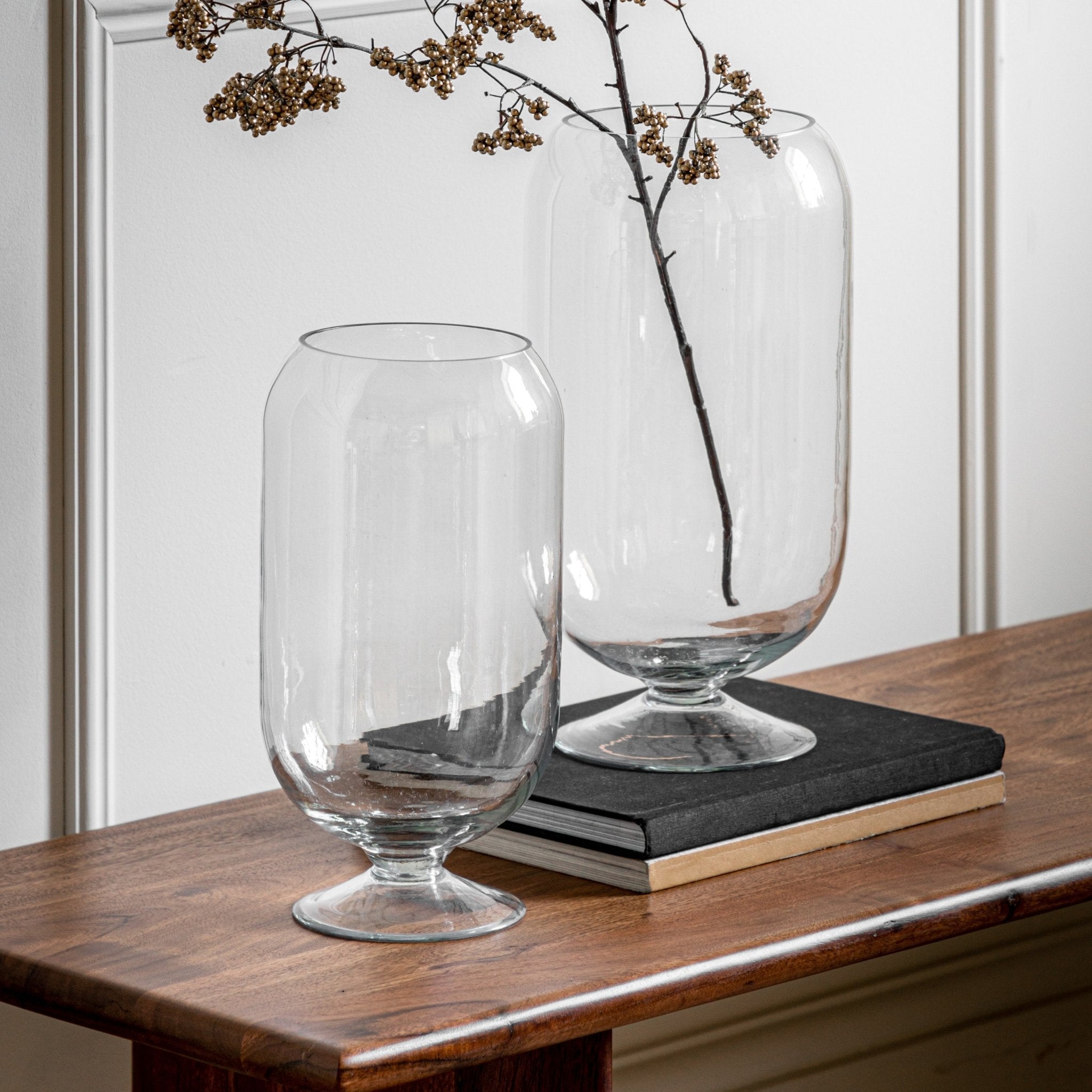 Flynn Vase - Clear - Small - hdesign - Vases