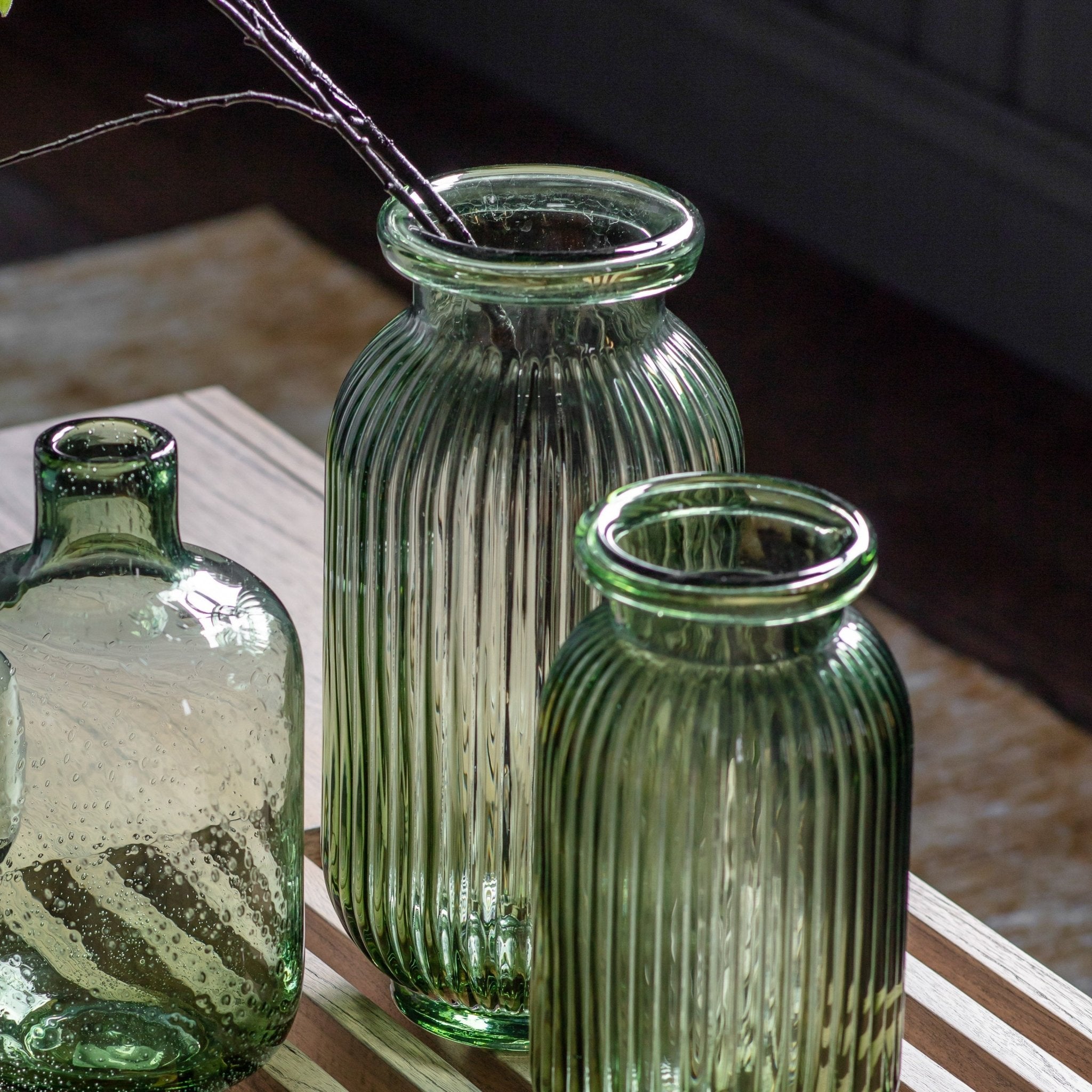Francia Vase Green - Large - hdesign - Vases
