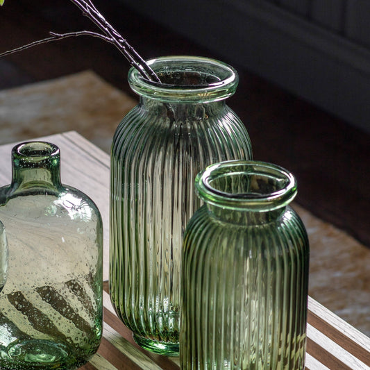 Francia Vase Green - Large - hdesign - Vases