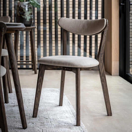 Hatfield Dining Chair - Smoked (2pk) - hdesign - Dining Chairs