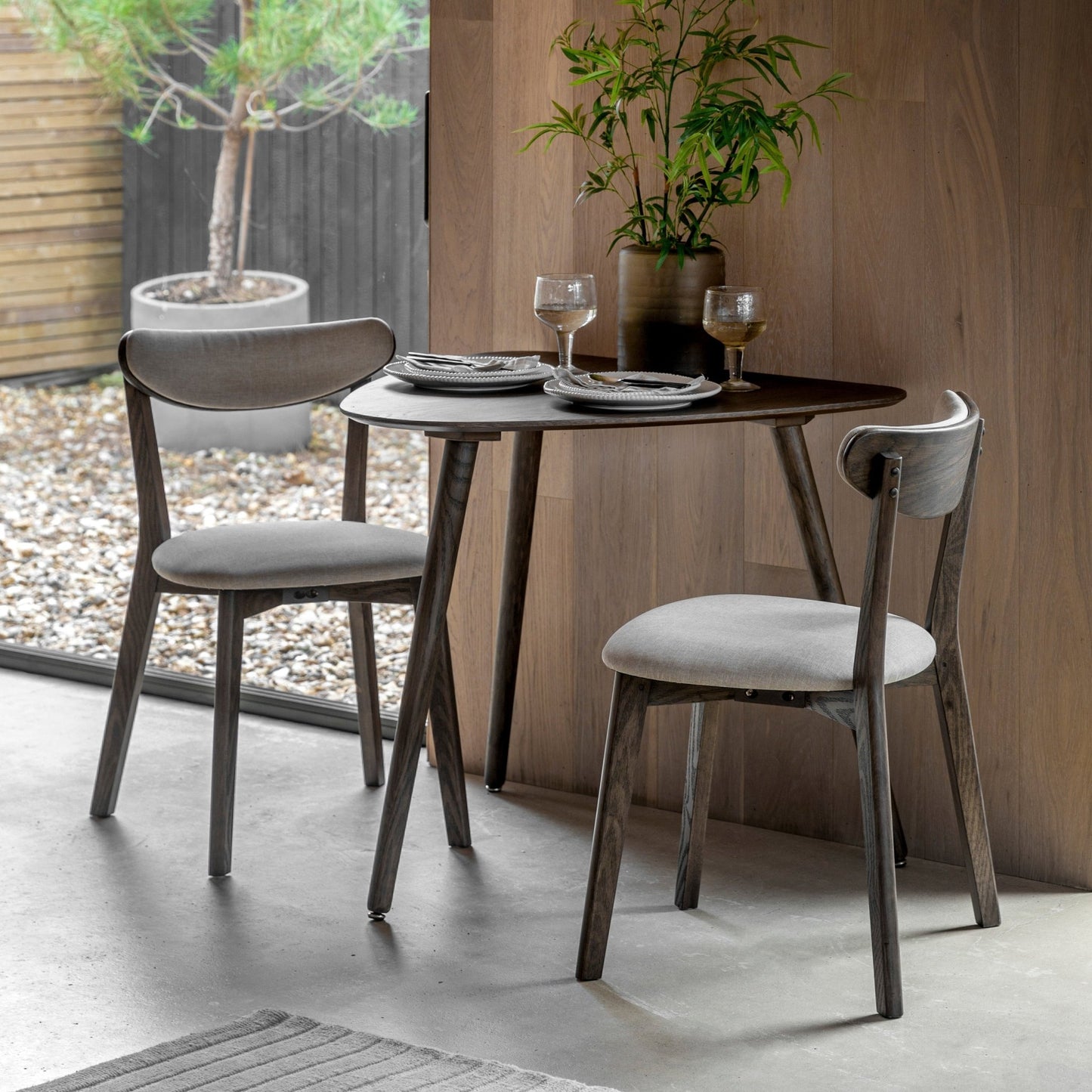 Hatfield Dining Table - Small - Smoked - hdesign - Dining Tables