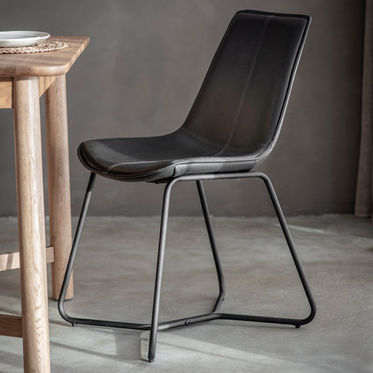 Hawking Chair - Charcoal (2pk) - hdesign - Dining Chairs