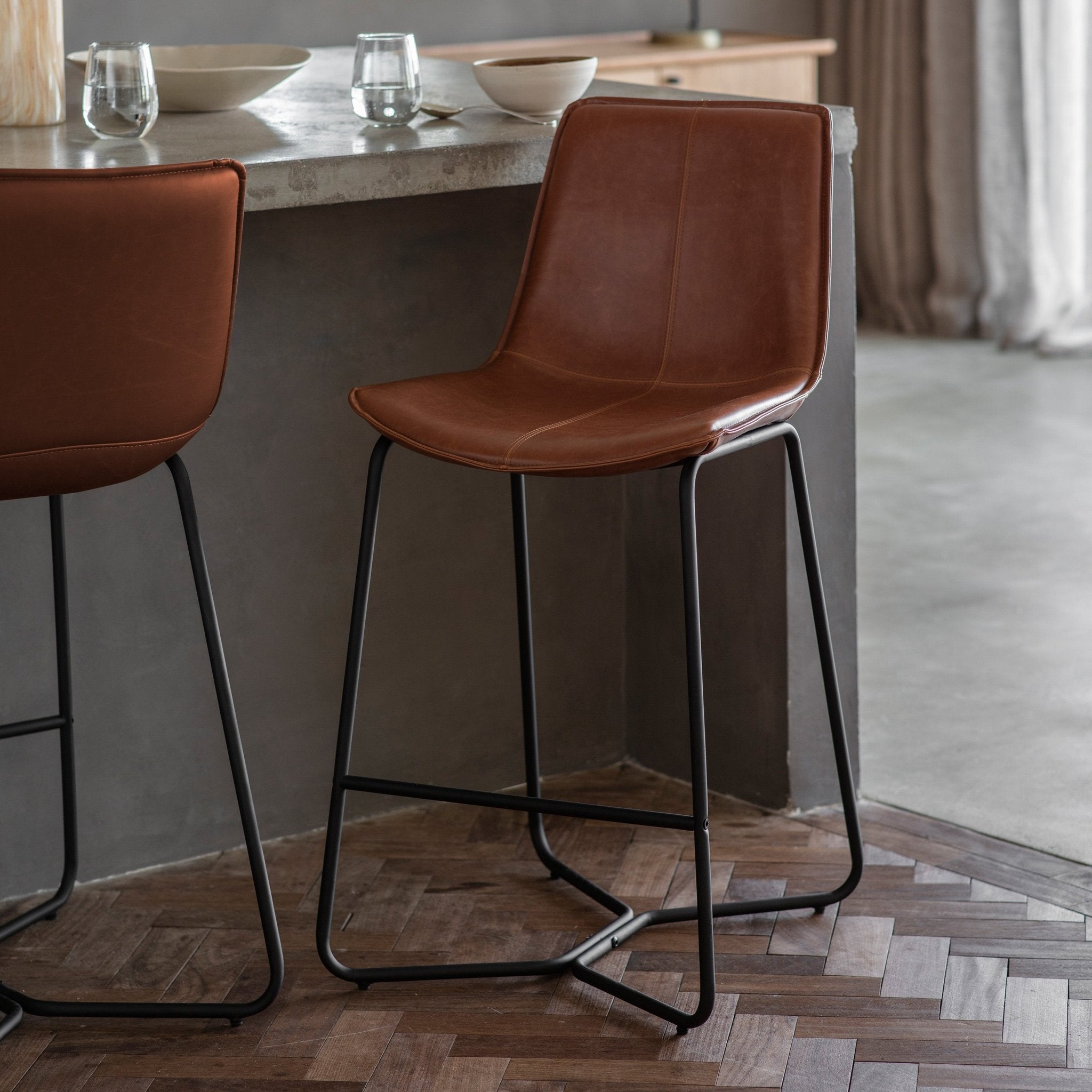 Hawking Stool - Brown (2pk) - hdesign - Stools