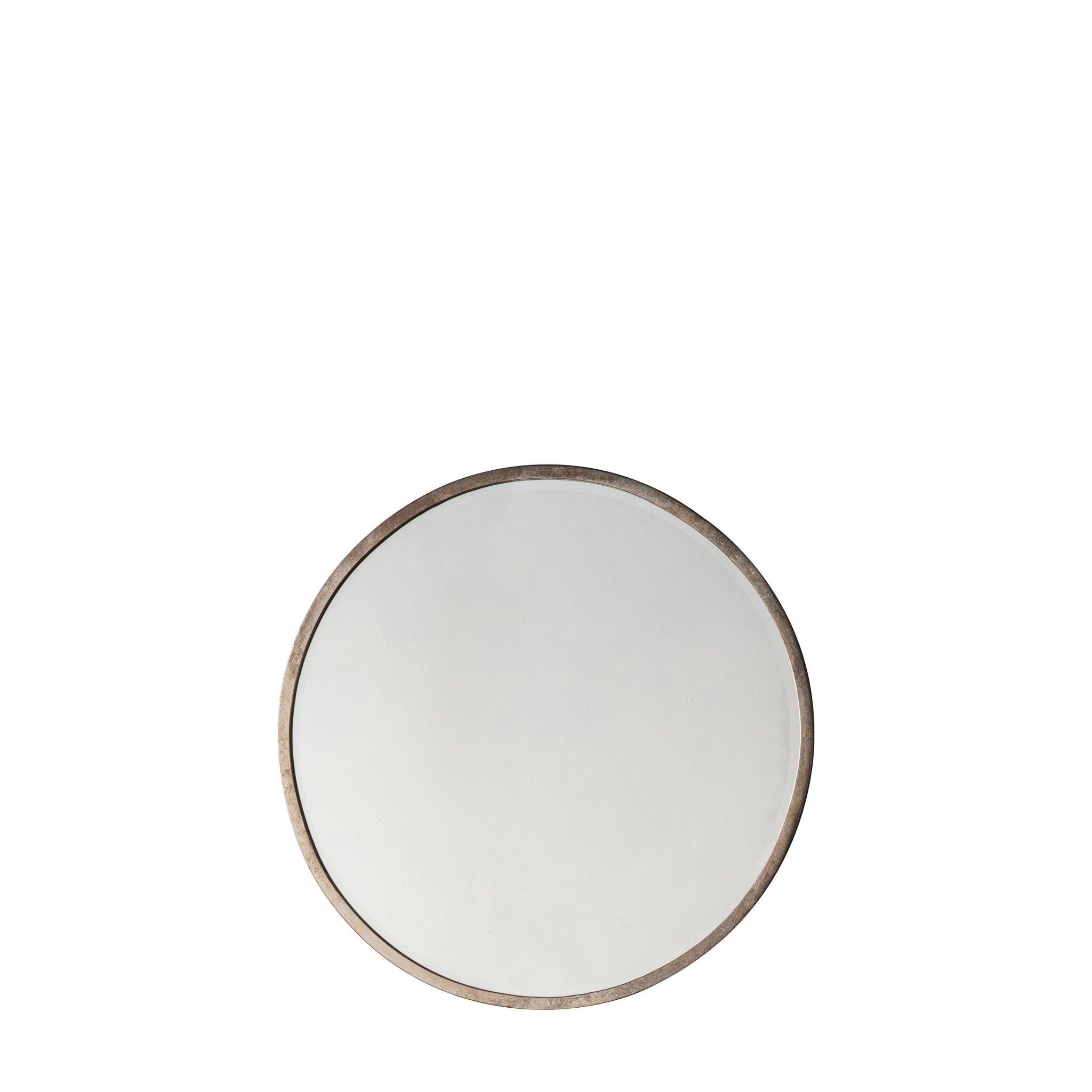 Higgins Round Mirror Antique Silver - hdesign - Mirrors