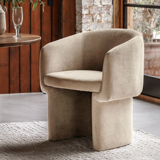 Holm Dining Chair - Cream - hdesign - Dining Chairs