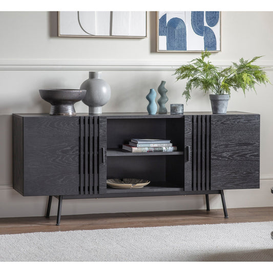 Holsen Sideboard - Black - hdesign - Sideboards