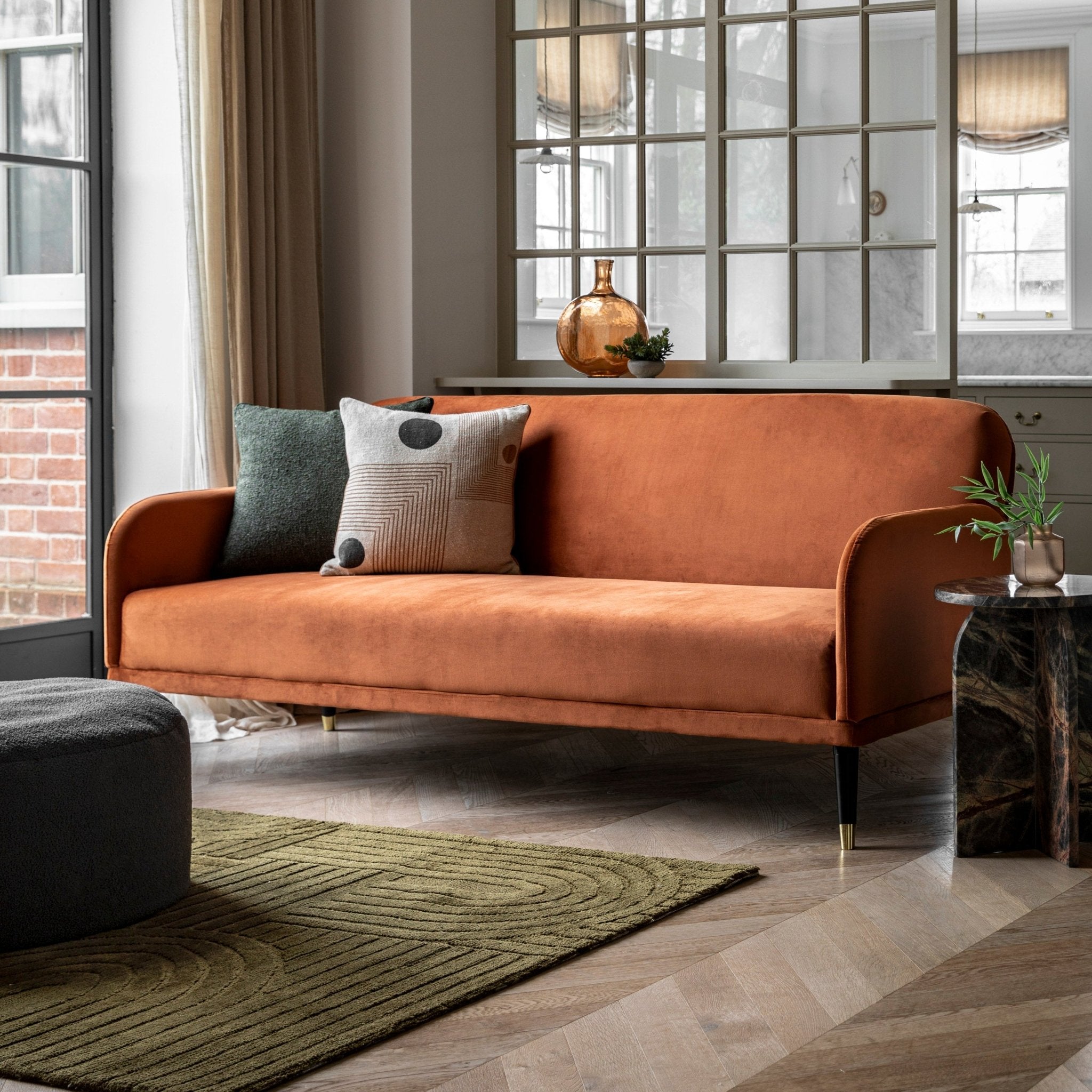 Holt Sofa Bed - Rust - hdesign - Sofa Beds