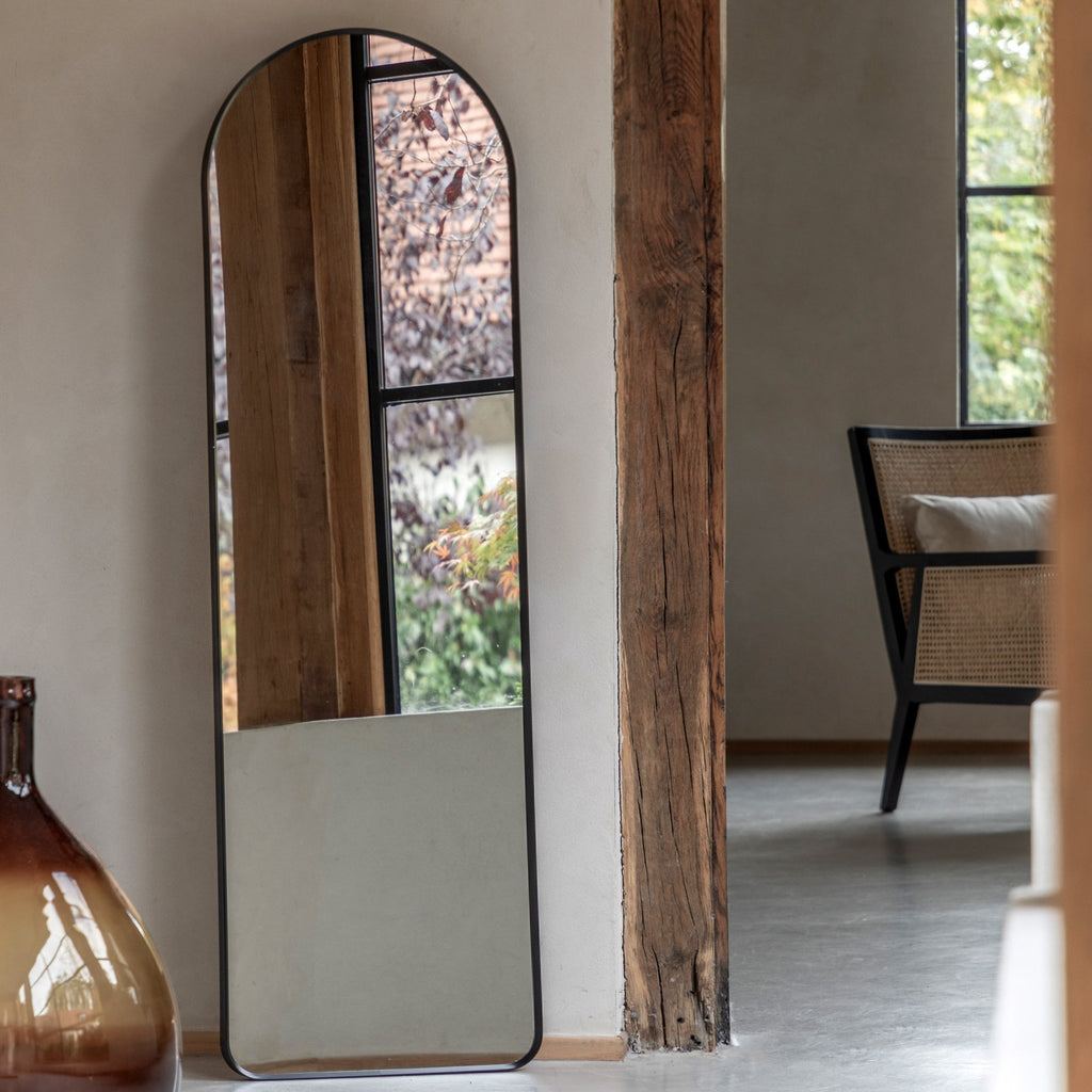 Holworth Arch Mirror - Black - hdesign - Mirrors