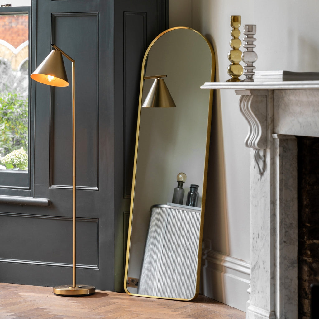 Holworth Arch Mirror Gold - hdesign - Mirrors