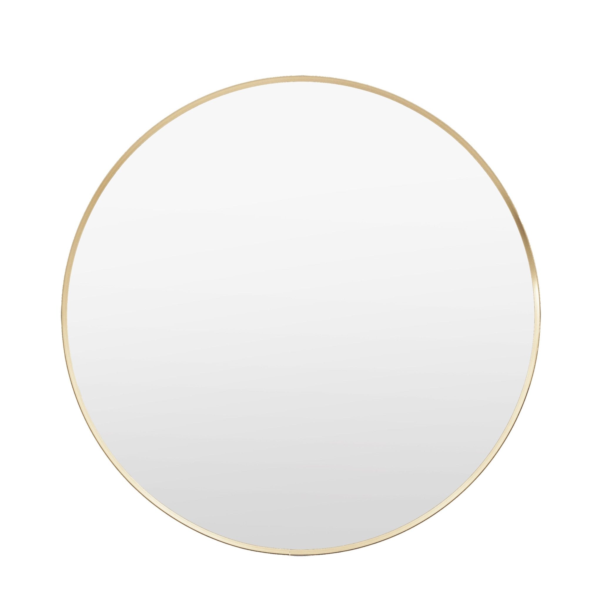 Holworth Large Round Mirror Gold - hdesign - Mirrors