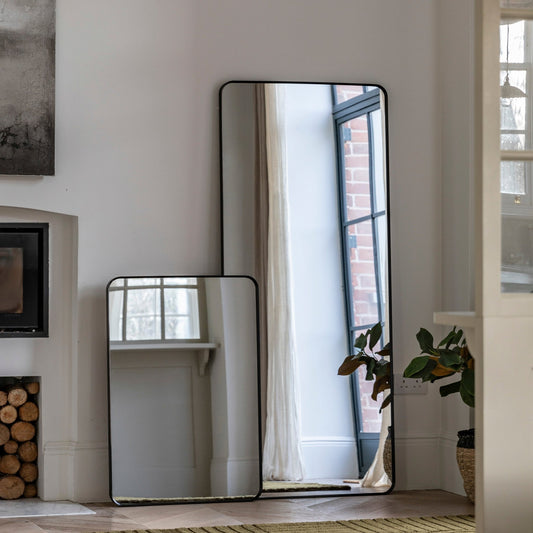 Holworth Leaner Mirror Black - hdesign - Mirrors