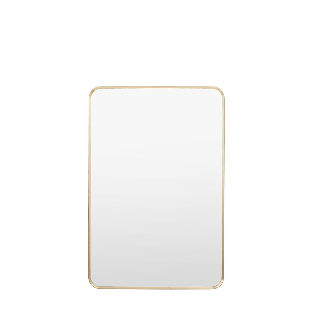 Holworth Rectangle Mirror Gold - hdesign - Mirrors