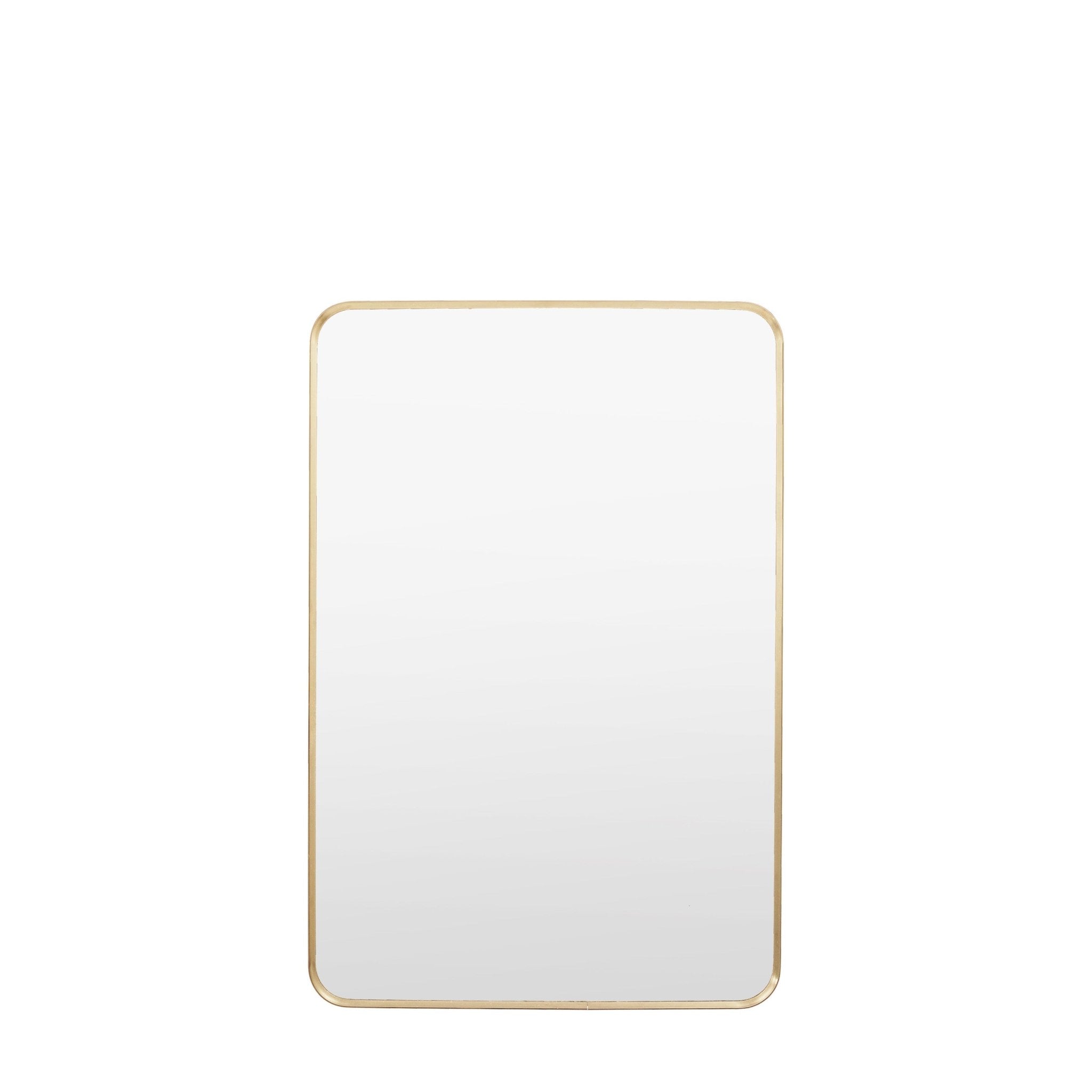 Holworth Rectangle Mirror Gold - hdesign - Mirrors