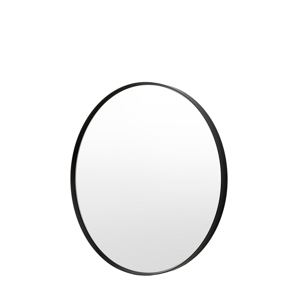 Holworth Round Mirror Black - hdesign - Mirrors