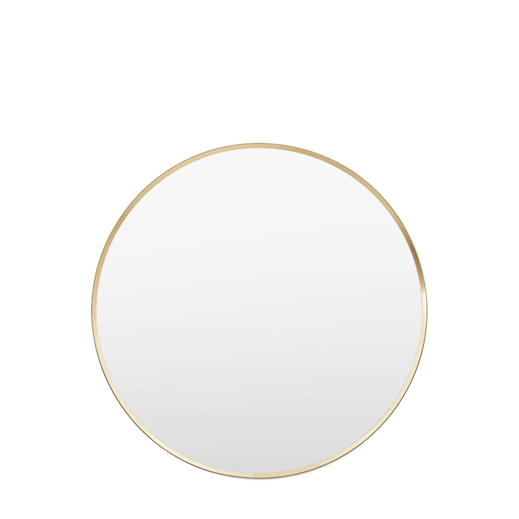 Holworth Round Mirror Gold - hdesign - Mirrors