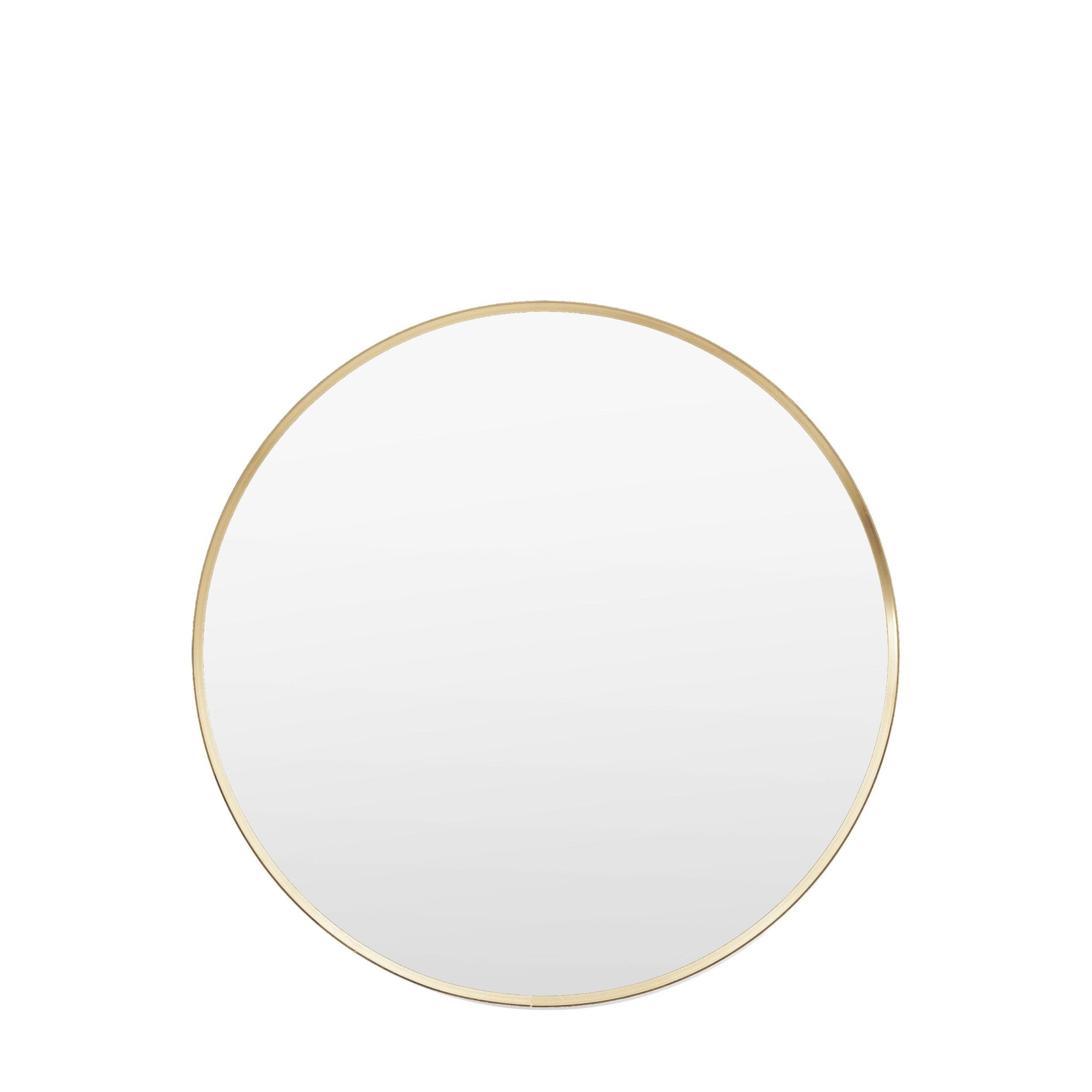 Holworth Round Mirror Gold - hdesign - Mirrors