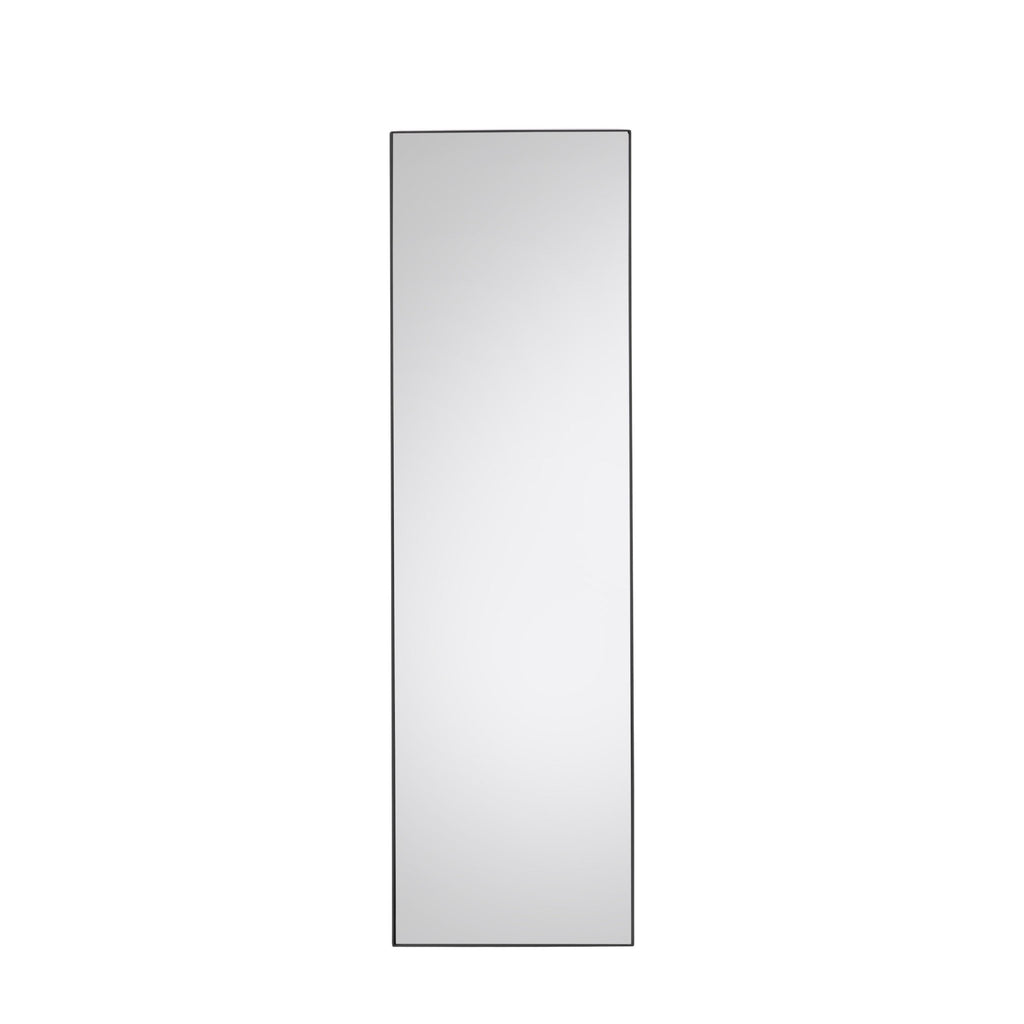 Hurston Leaner Mirror Black - hdesign - Mirrors