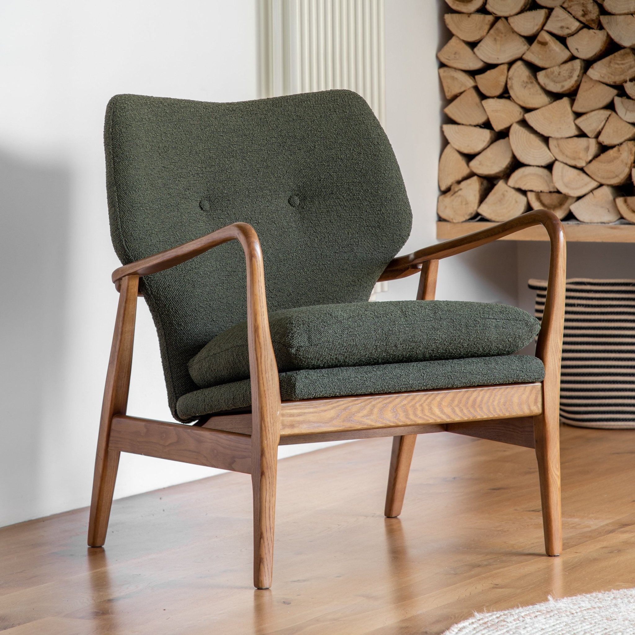 Jensen Armchair - Green - hdesign - Armchairs