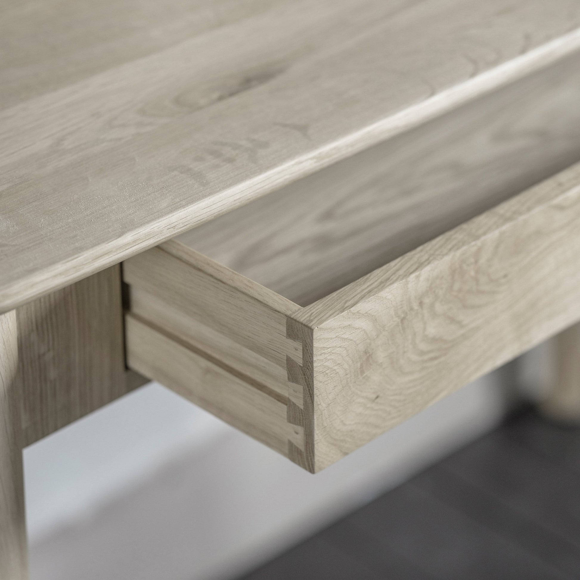 Kingham 1 Drawer Desk - Grey - hdesign - Desks