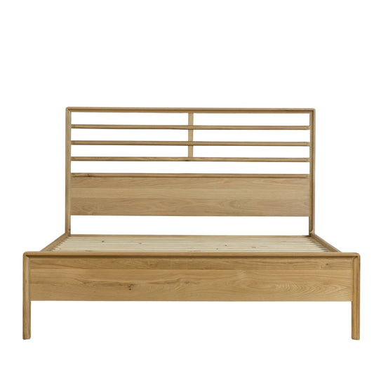 Kingham Bed - Natural - King - hdesign - Kingsize Bedframes