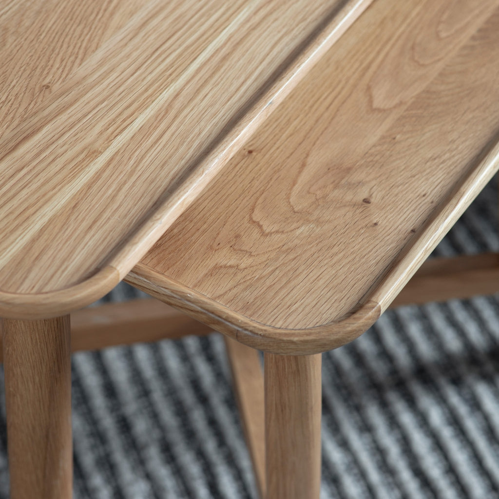 Kingham Nest of 2 Tables - Oak - hdesign - Side Tables