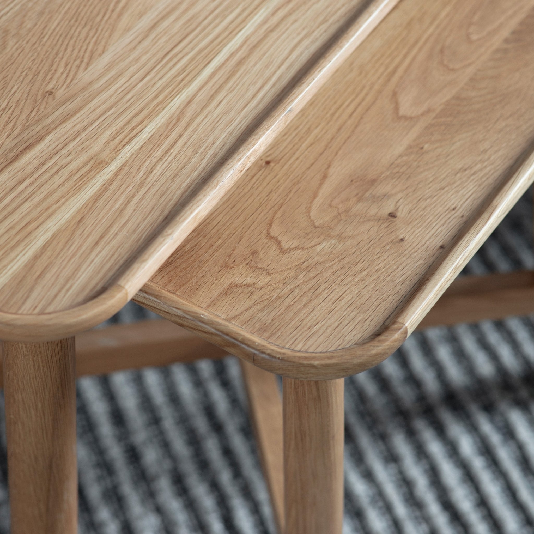 Kingham Nest of 2 Tables - Oak - hdesign - Side Tables