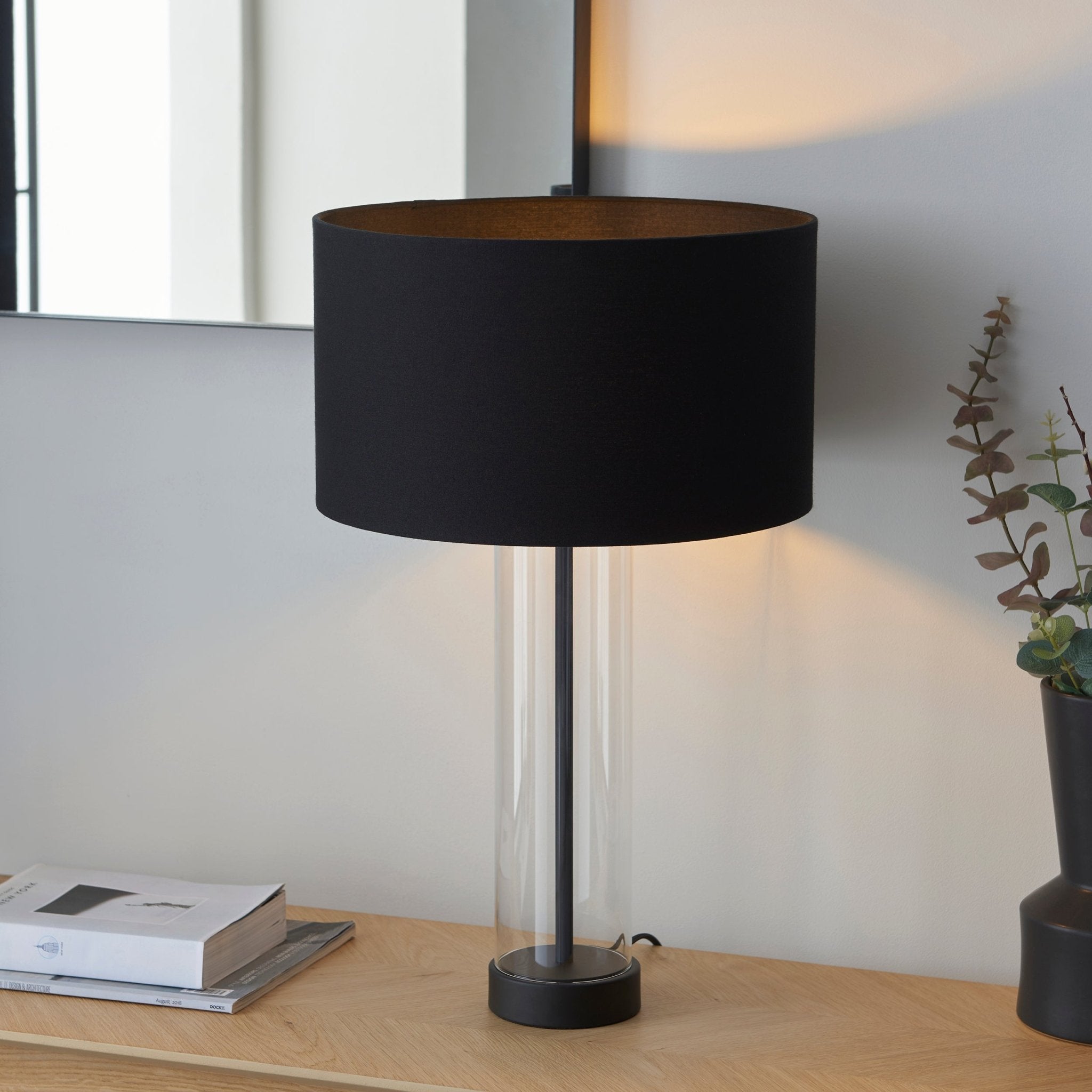 Lessina Table Lamp - Black - hdesign - Table Lamps