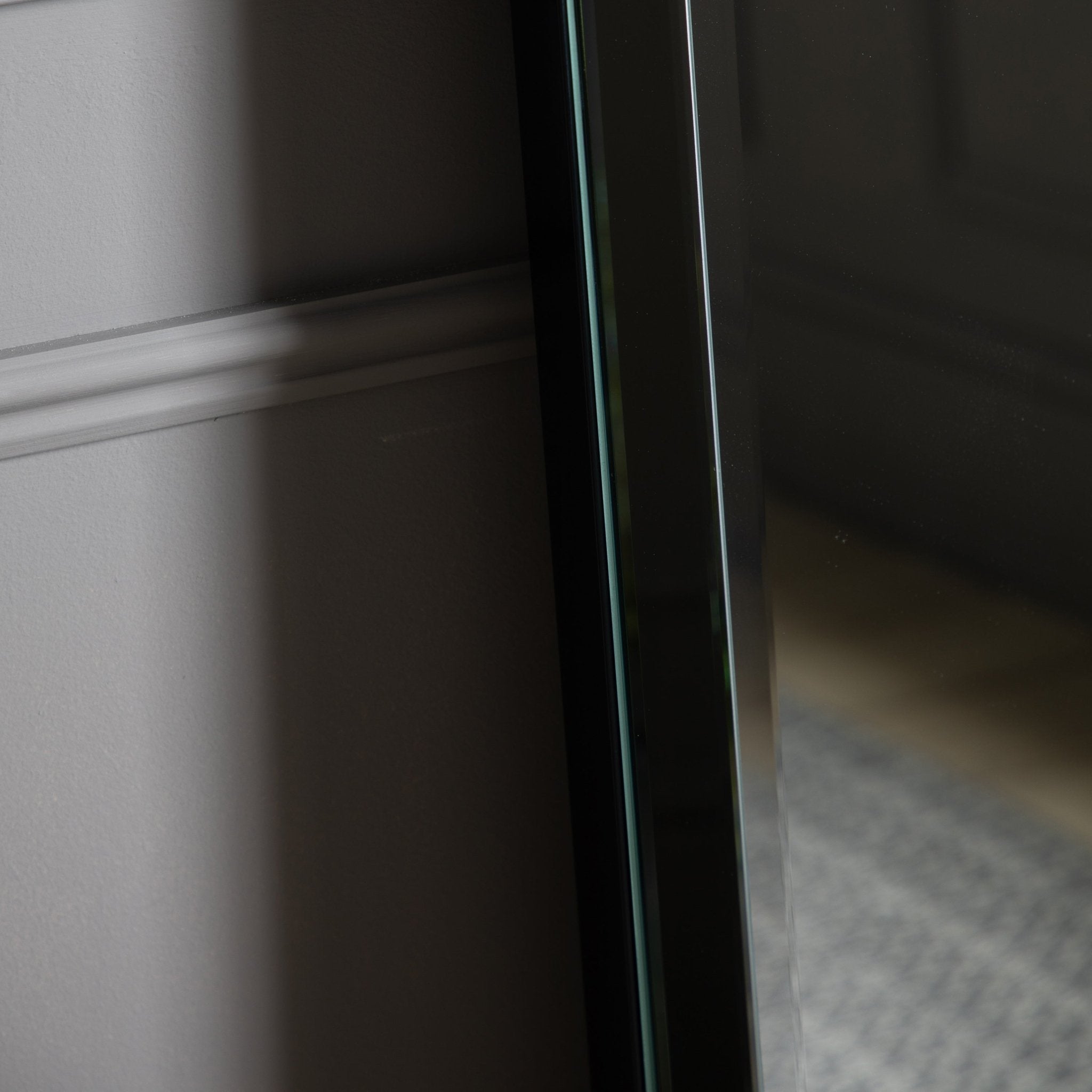 Luna Cheval Mirror Black - hdesign - Mirrors