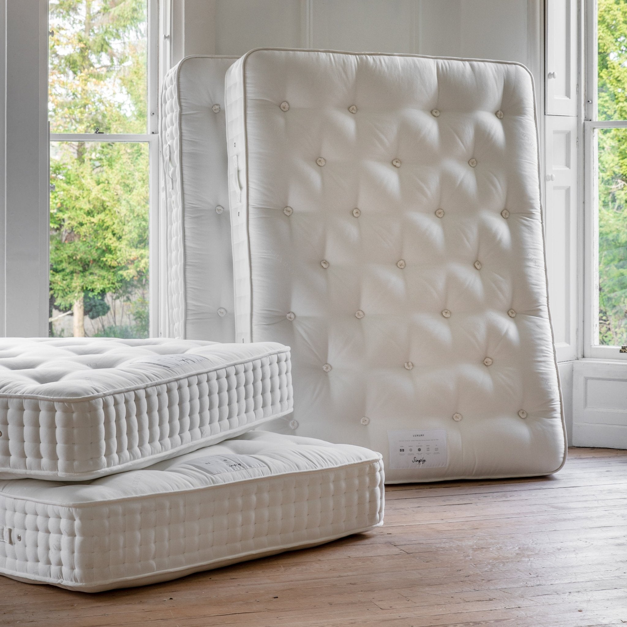 Luxury Mattress - King - 2000 Springs - 150cm x 200cm - hdesign - Kingsize Mattresses