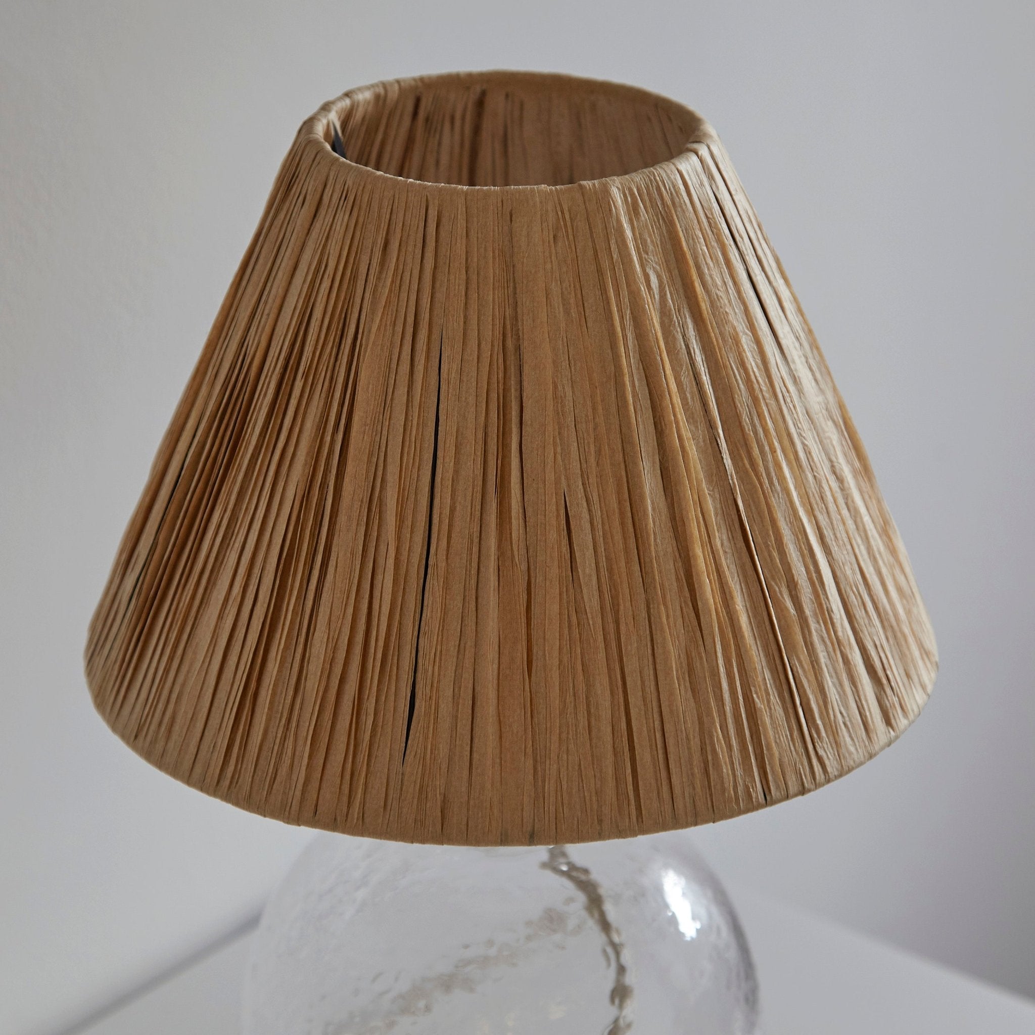 Lyra Table Lamp - Natural Raffia - hdesign - Table Lamps