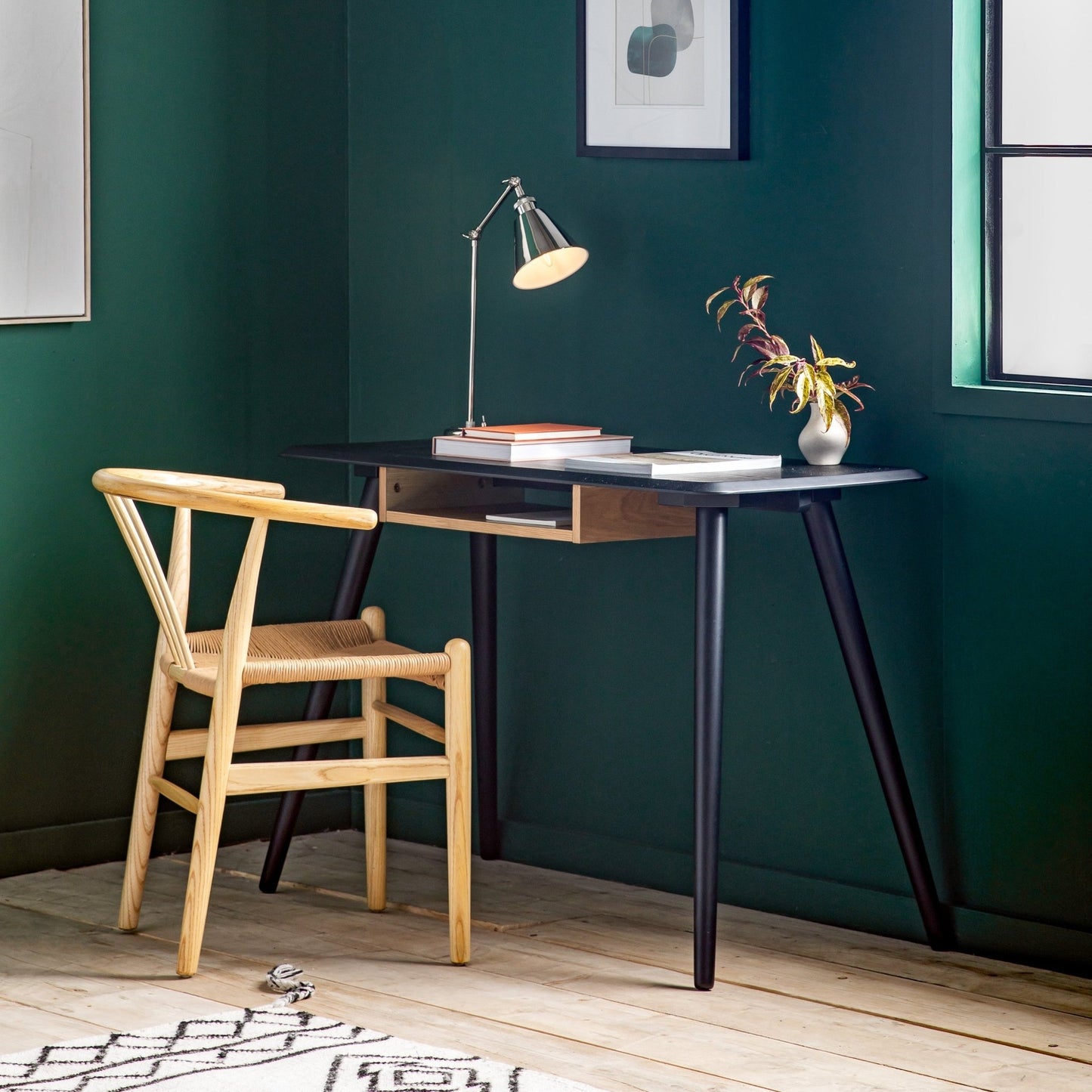 Maddox Desk with Shelf - hdesign - Desks