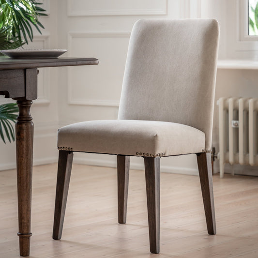 Madison Chair - Cement Linen (2pk) - hdesign - Dining Chairs