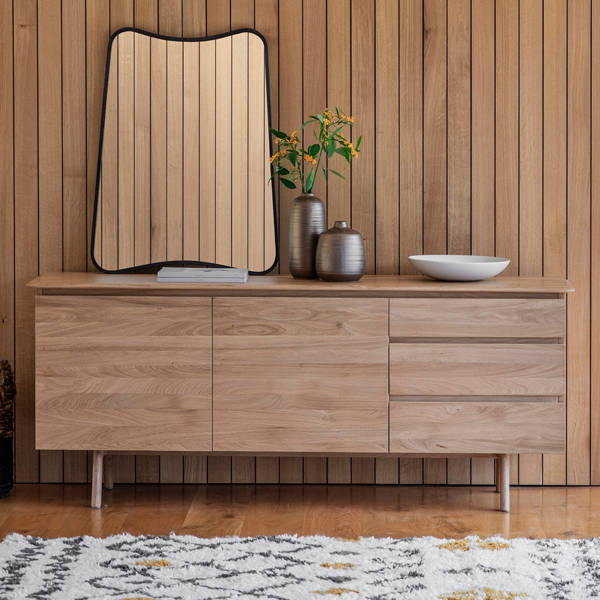 Madrid Sideboard - Oak - hdesign - Sideboards