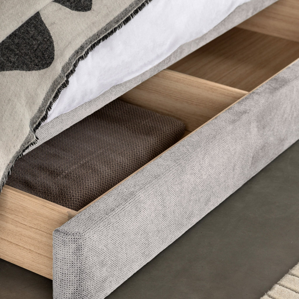 Marlowe Bedstead - Taupe - King - hdesign - Kingsize Bedframes