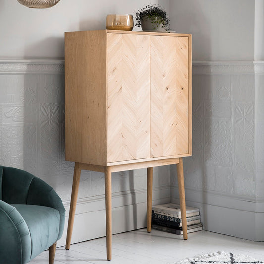 Milano 2 Door Cocktail Cabinet - hdesign - Cabinets