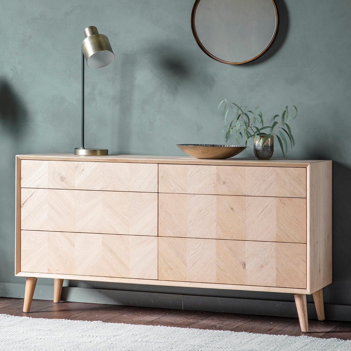 Milano 6 Drawer Chest - hdesign - Chest of Drawers