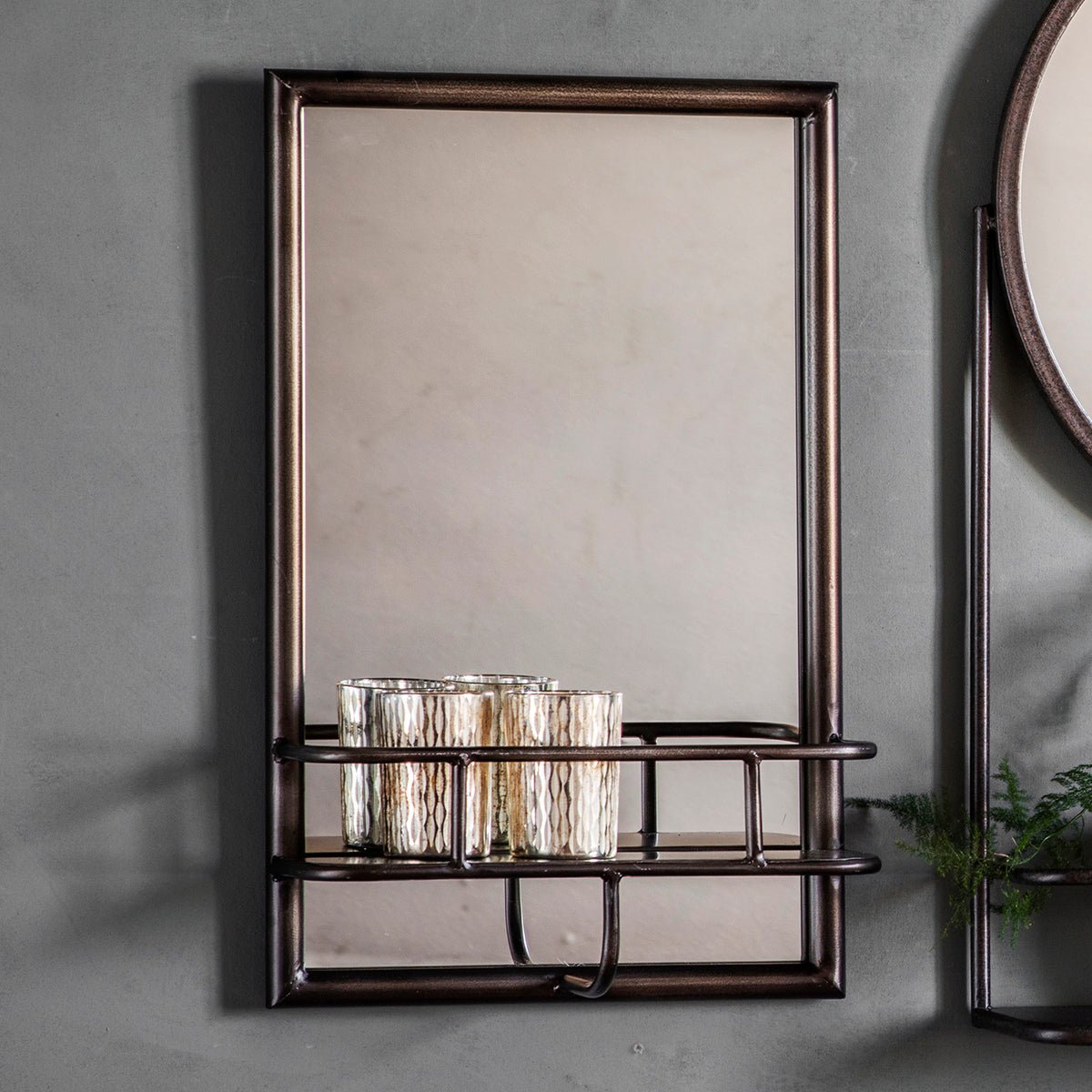Milton Rectangle Mirror - Black - hdesign - Mirrors