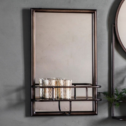 Milton Rectangle Mirror - Black - hdesign - Mirrors