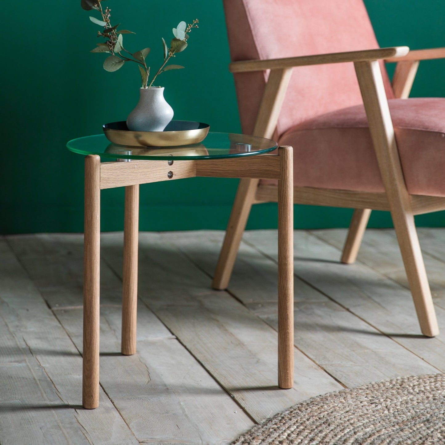 Moran Side Table - Oak - hdesign - Side Tables