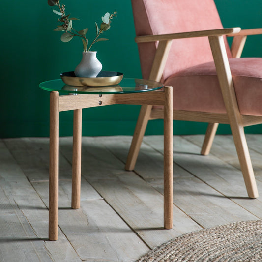Moran Side Table - Oak - hdesign - Side Tables