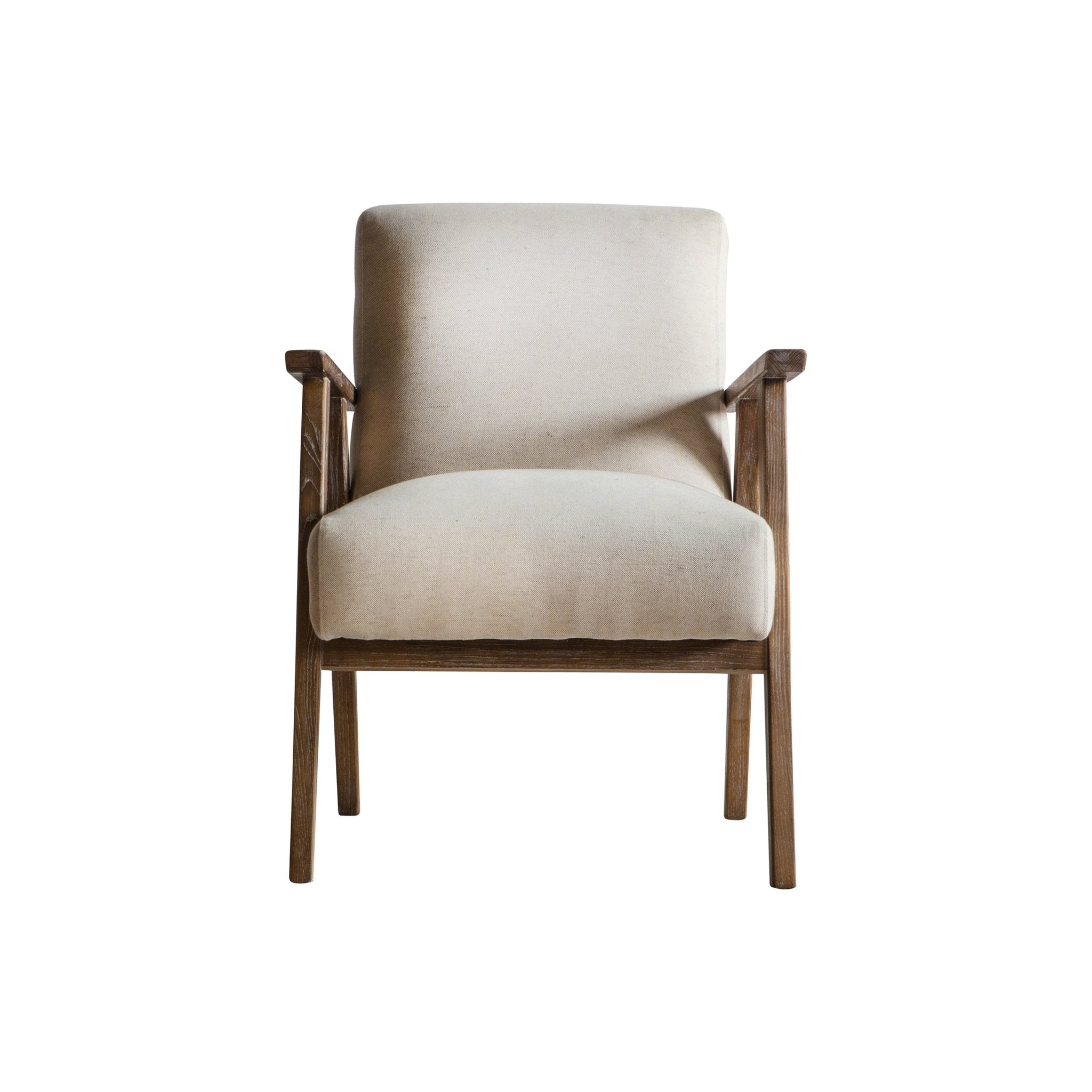 Neyland Armchair - Natural Linen - hdesign - Armchairs
